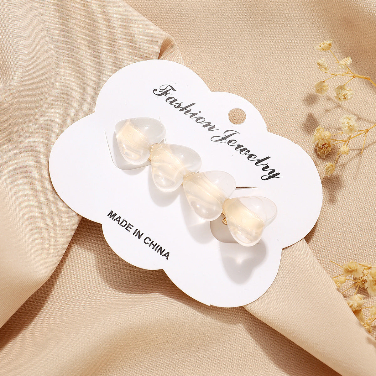 Wholesale New Sweet Love Hairpin Side  Bangs Advanced Sense Small Broken Hairpin Duckbill Clip Headwear