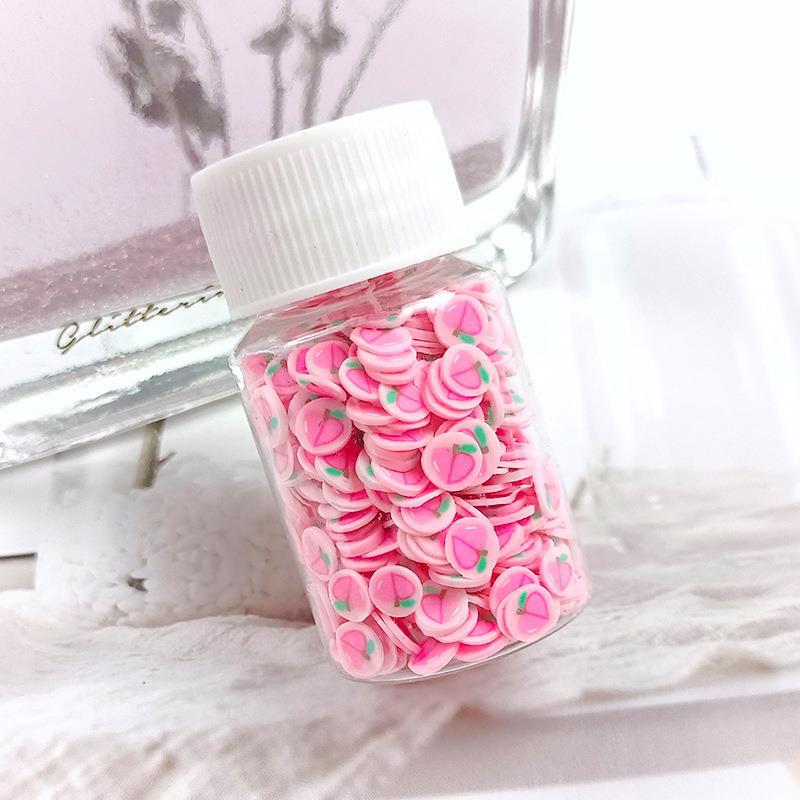 Wholesale Fruit clay slices 20ml small bottle 15g