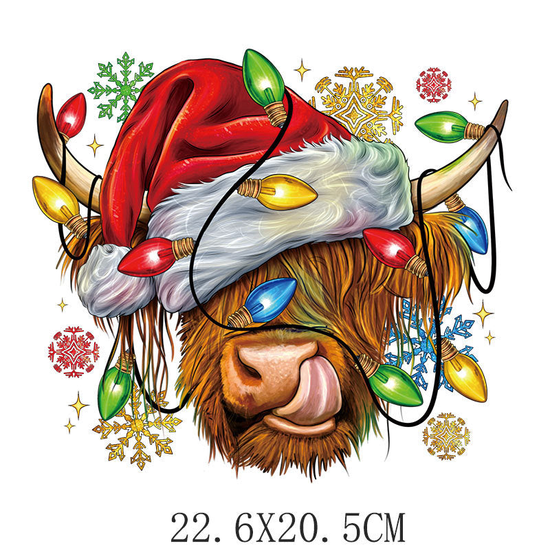 Wholesale Merry Christmas UV DTF Ready to Press Transfers Wraps