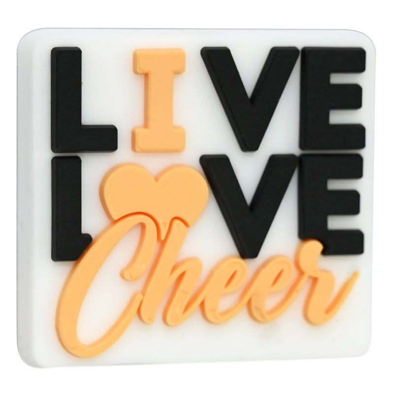 Wholesale  Random 100pcs/pack   Cheerleader Series Beaded DIY Charcoal Beads