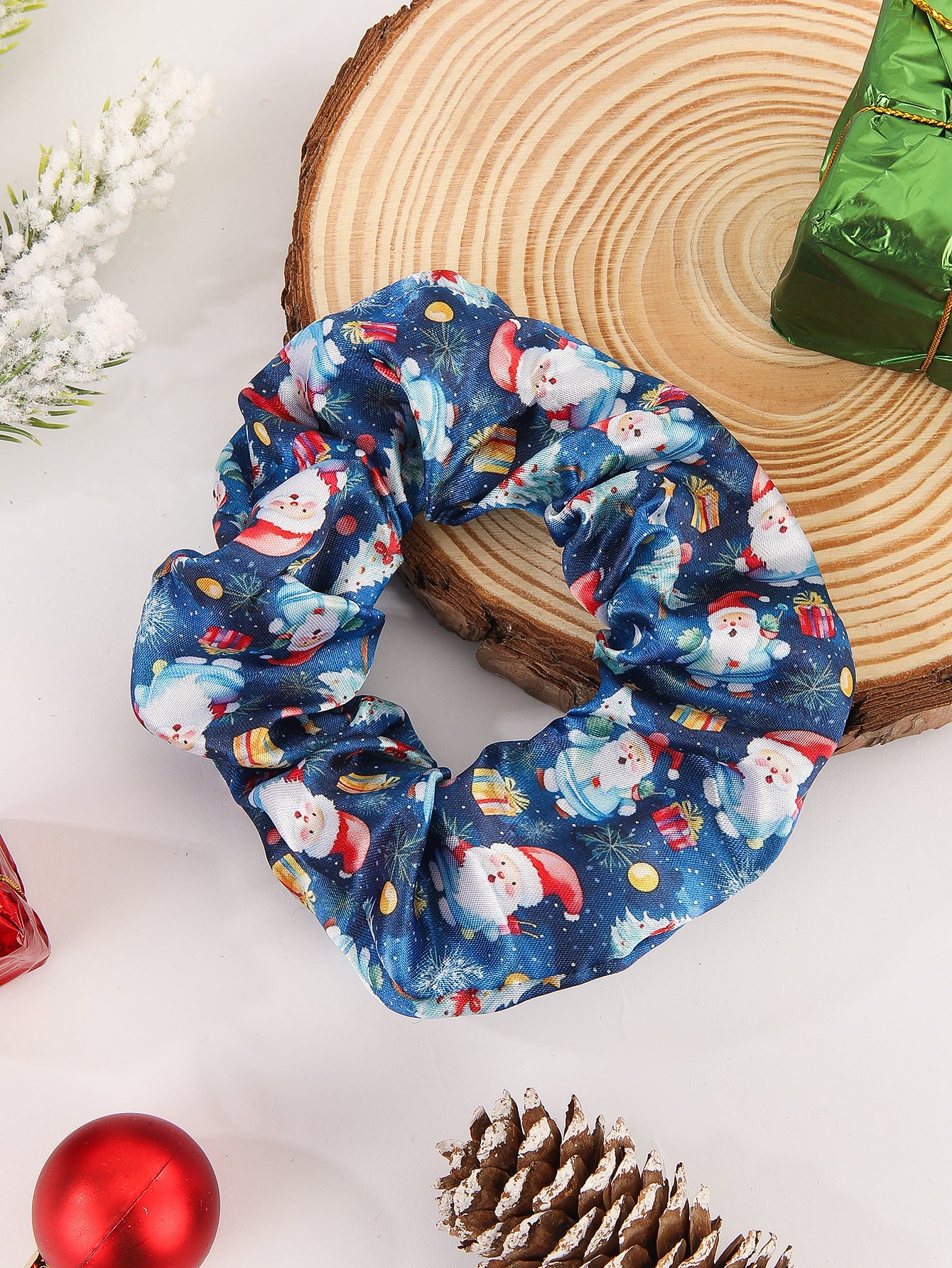 Wholesale Santa Claus Reindeer Christmas Tree Snowflake Snowman Hair Scrunchies