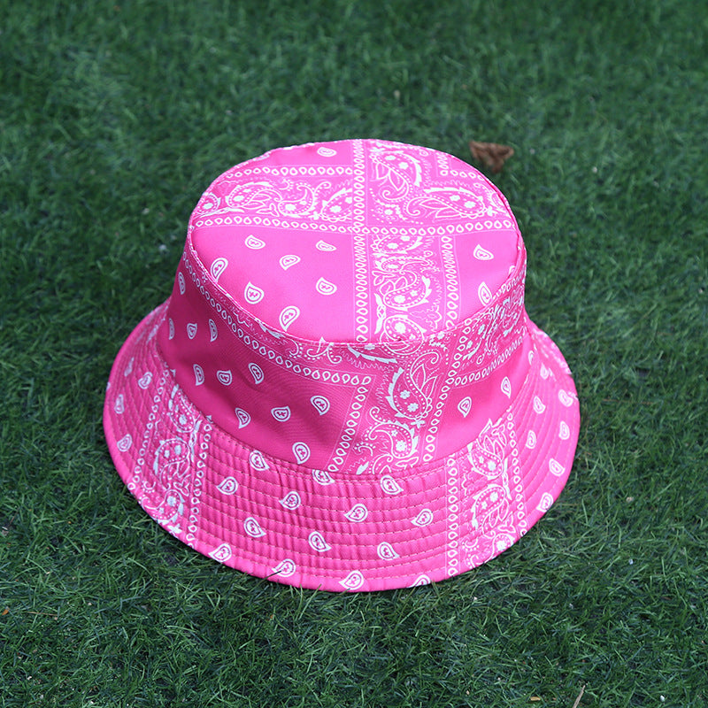 Wholesale 2023 Summer New Cashew Flower Polyester Bucket Hat
