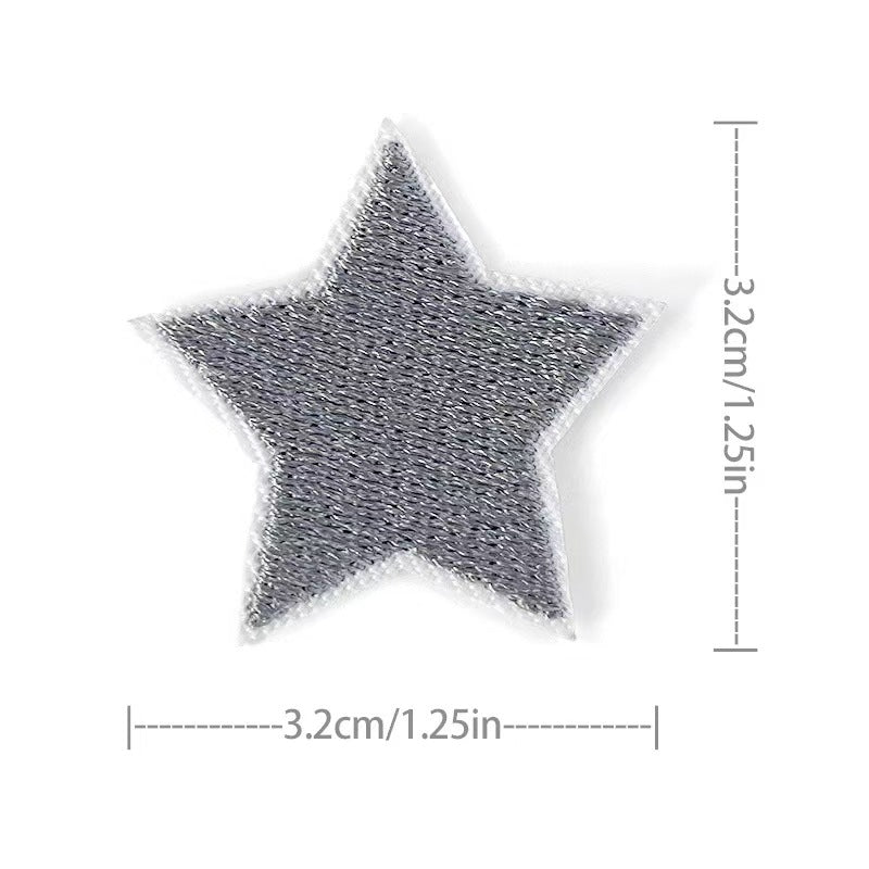 Wholesale Embroidered Star Patches 36 Pack Sew On Appliques For Clothing And Towels Fashion Accessory DIY Gift Resale