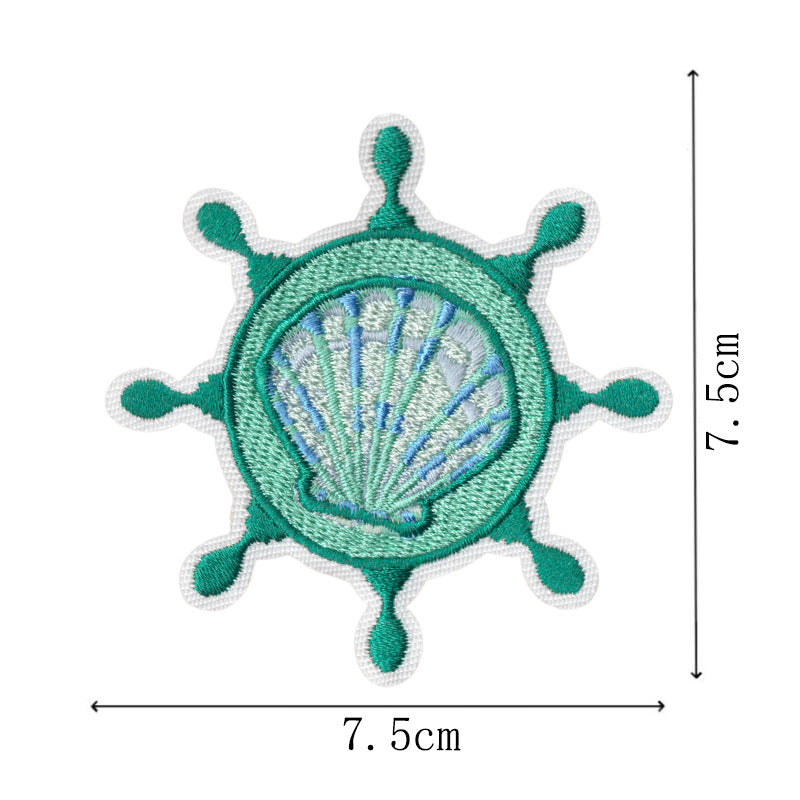 Wholesale Holiday Beach Surfer Girl Embroidery DIY Patches