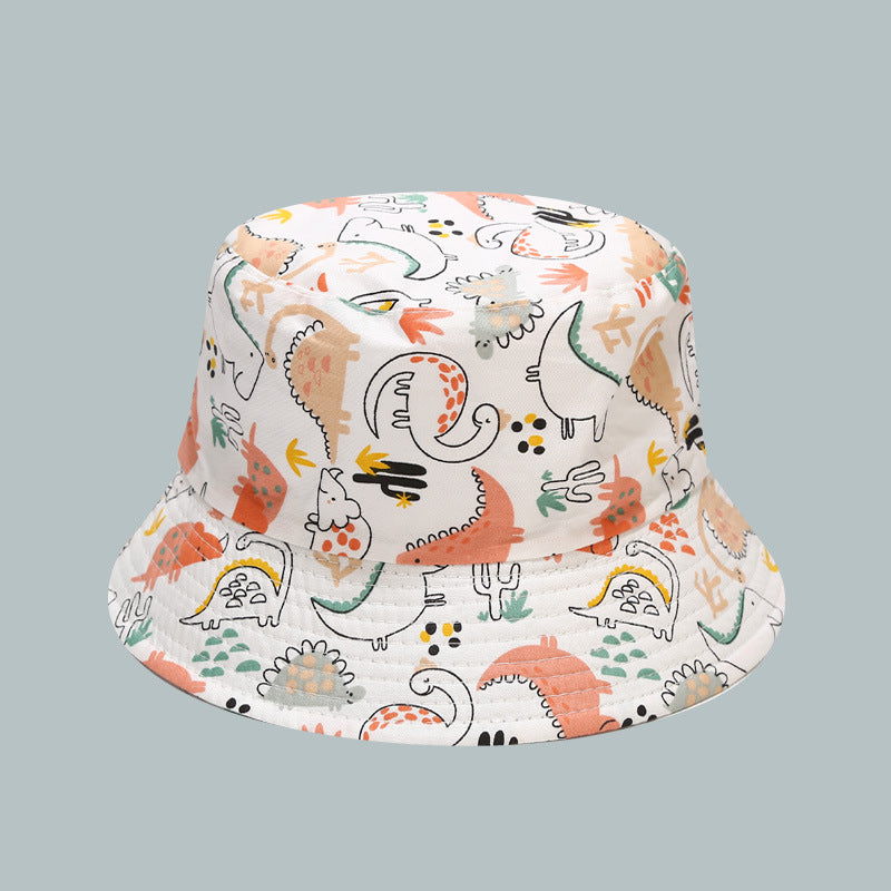 Wholesale Pattern Baby Hat Sunscreen Sun Hat 52cm Basin Hat