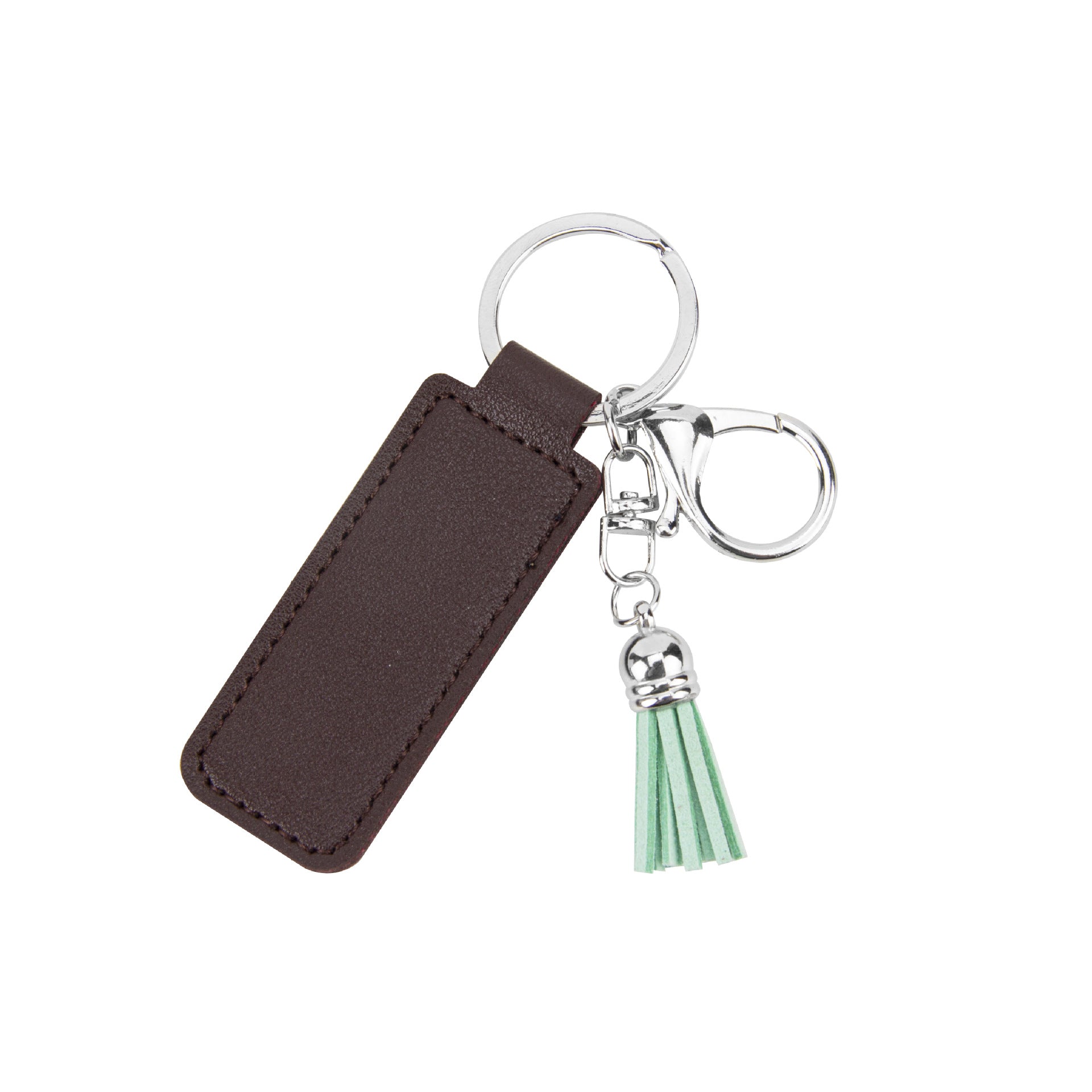 Wholesale PU Leather Tassel Keychain