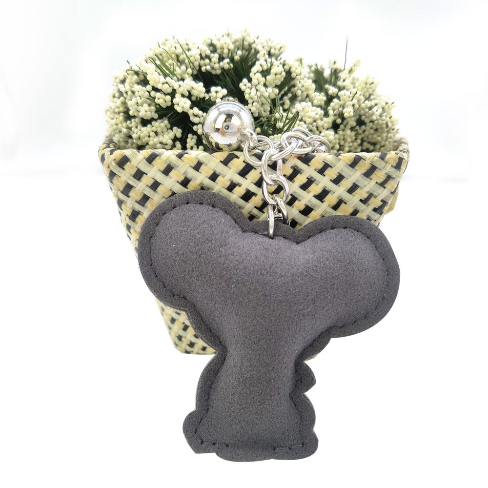 Wholesale 4pcs Velvet Diamond Koala Hot Diamond  Picture Keychain