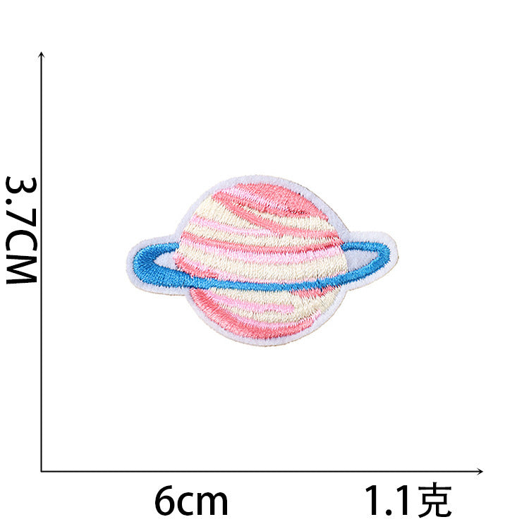 Wholesale Mixed Cartoon Cat And Astronaut Embroidered Patches Polyester Self Adhesive Clothing Decorative Accent For Everyday Boutique And Gift