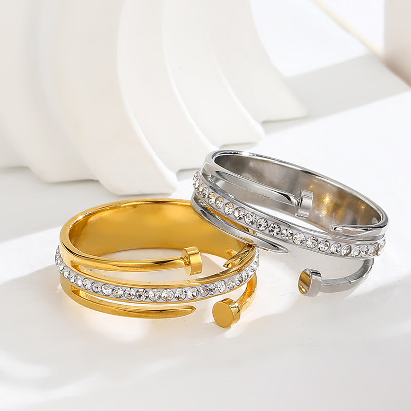 Wholesale Stainless Steel Nail Rings