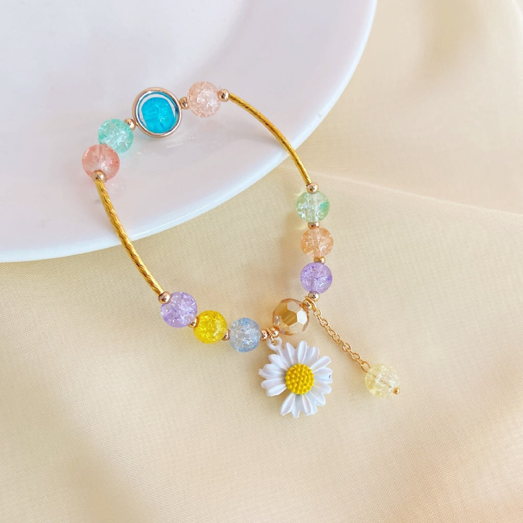 Wholesale Small Fresh Daisy Bracelet