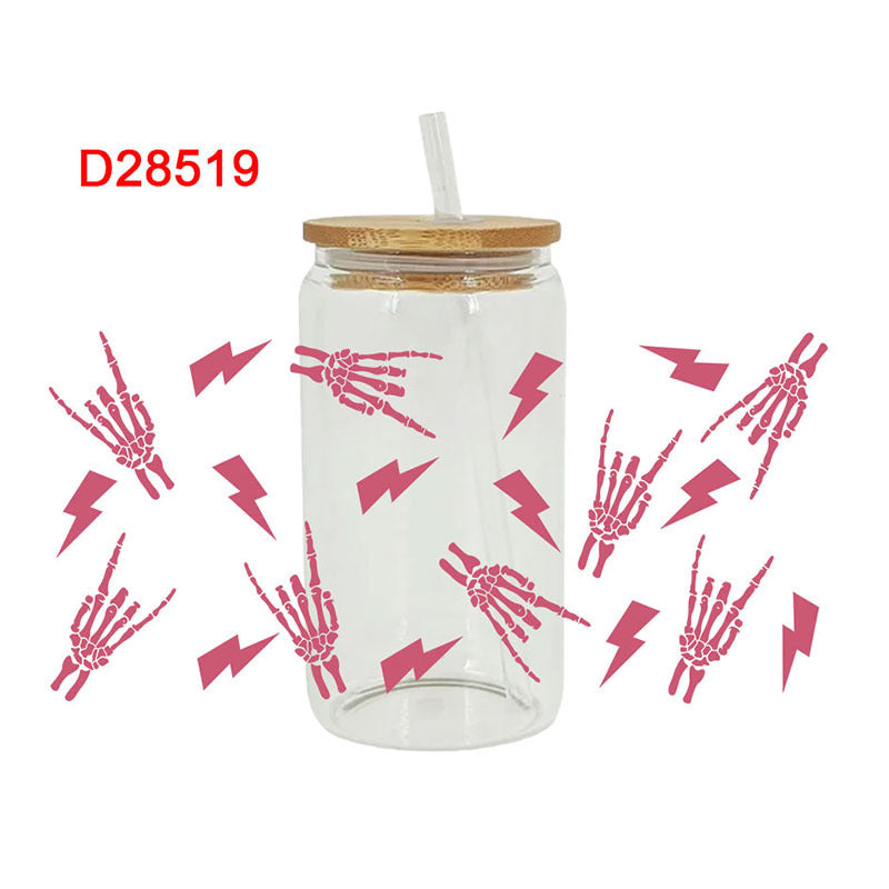Wholesale UV Transfer Paste Glass Crystal Label Crystal Paste 16OZ UV DTF WRAPS