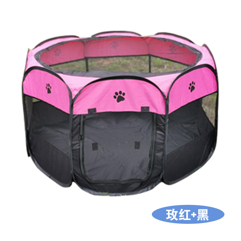 Wholesale Closed Pet Wire Storage Oxford Cloth Octagonal Cage