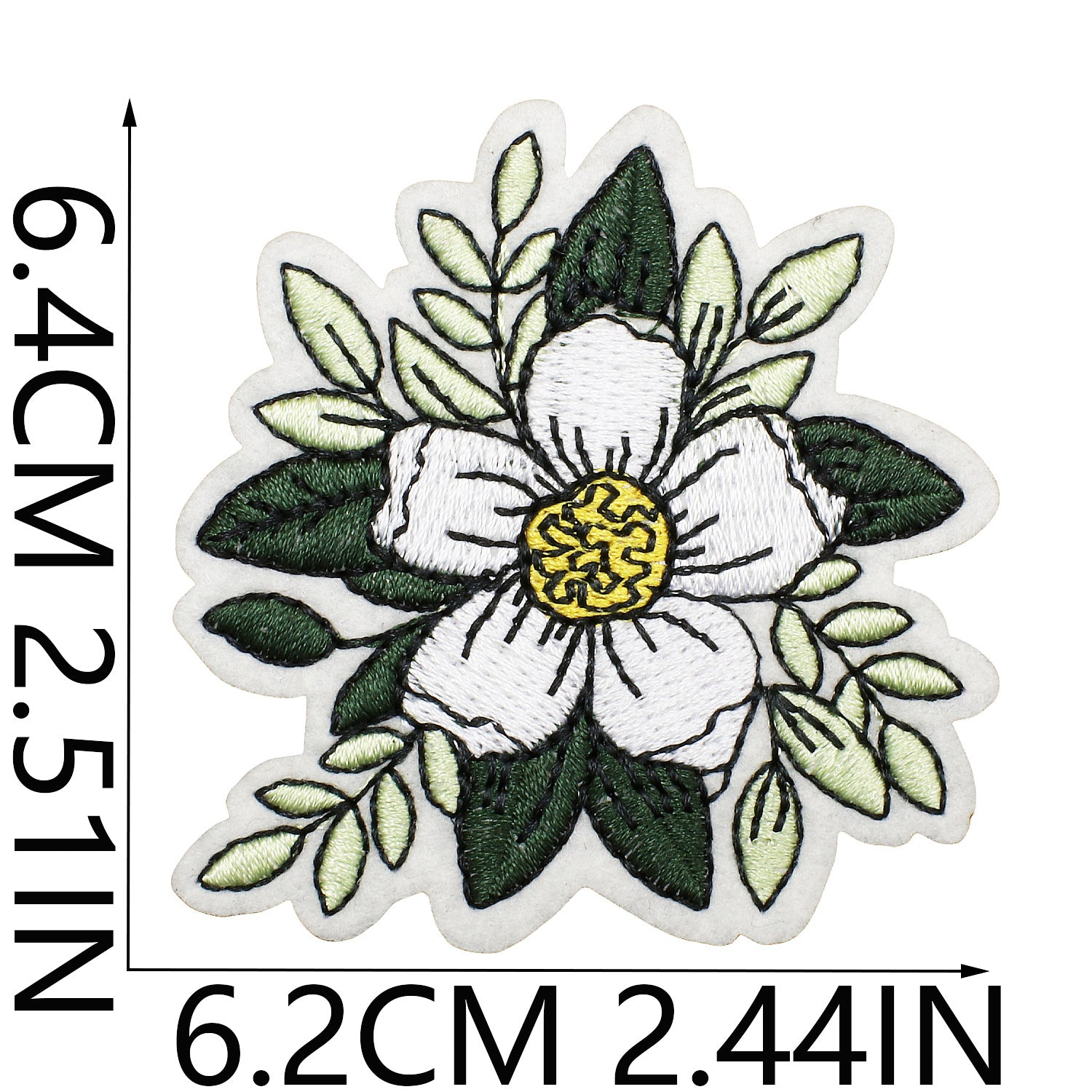 Wholesale Green Flower Butterfly Envelope Embroidery DIY Patches