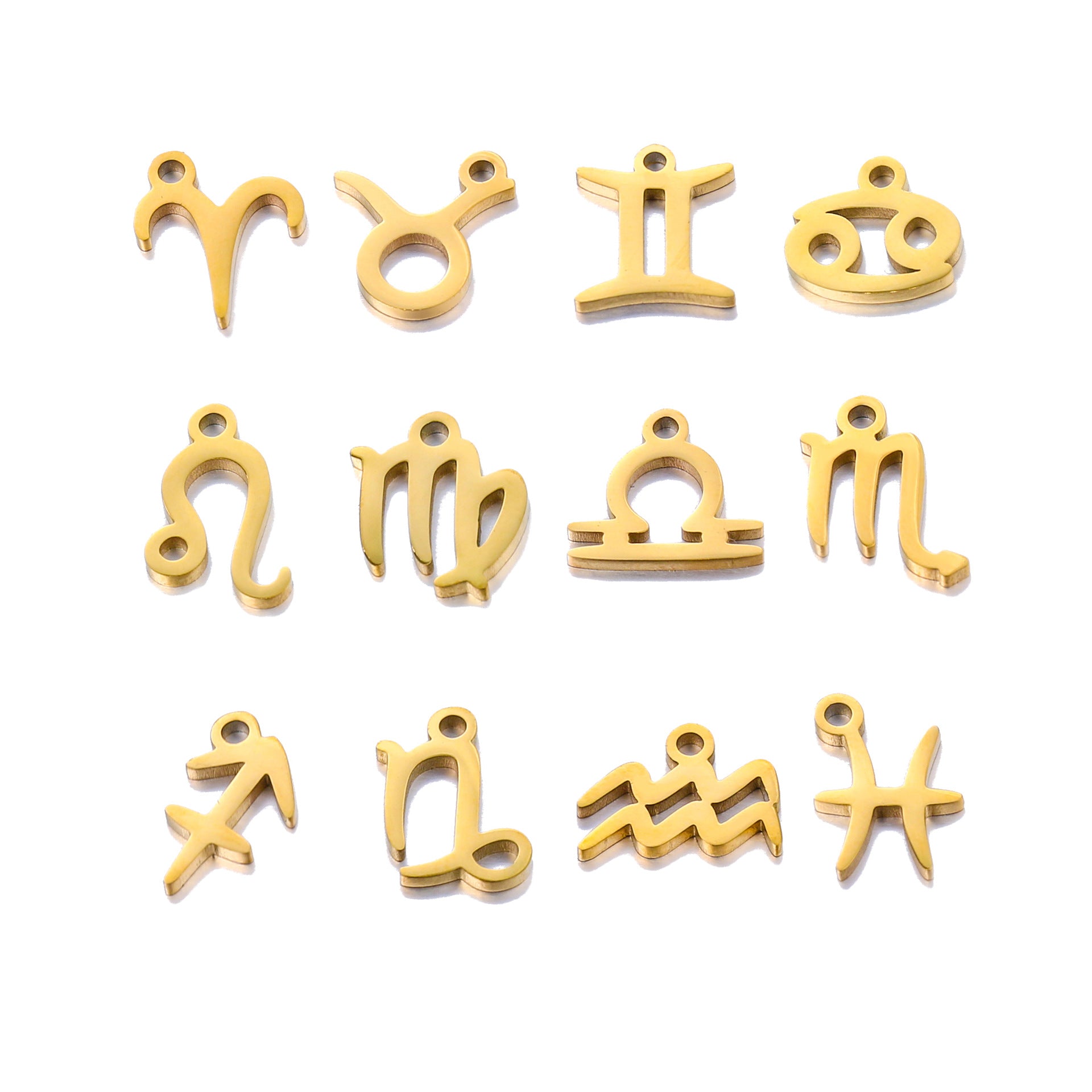 Wholesale Constellation Titanium Steel Necklaces