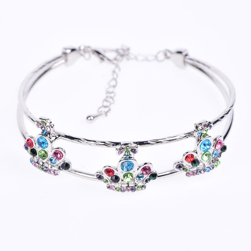 Wholesale Crown Simple Alloy Bracelet