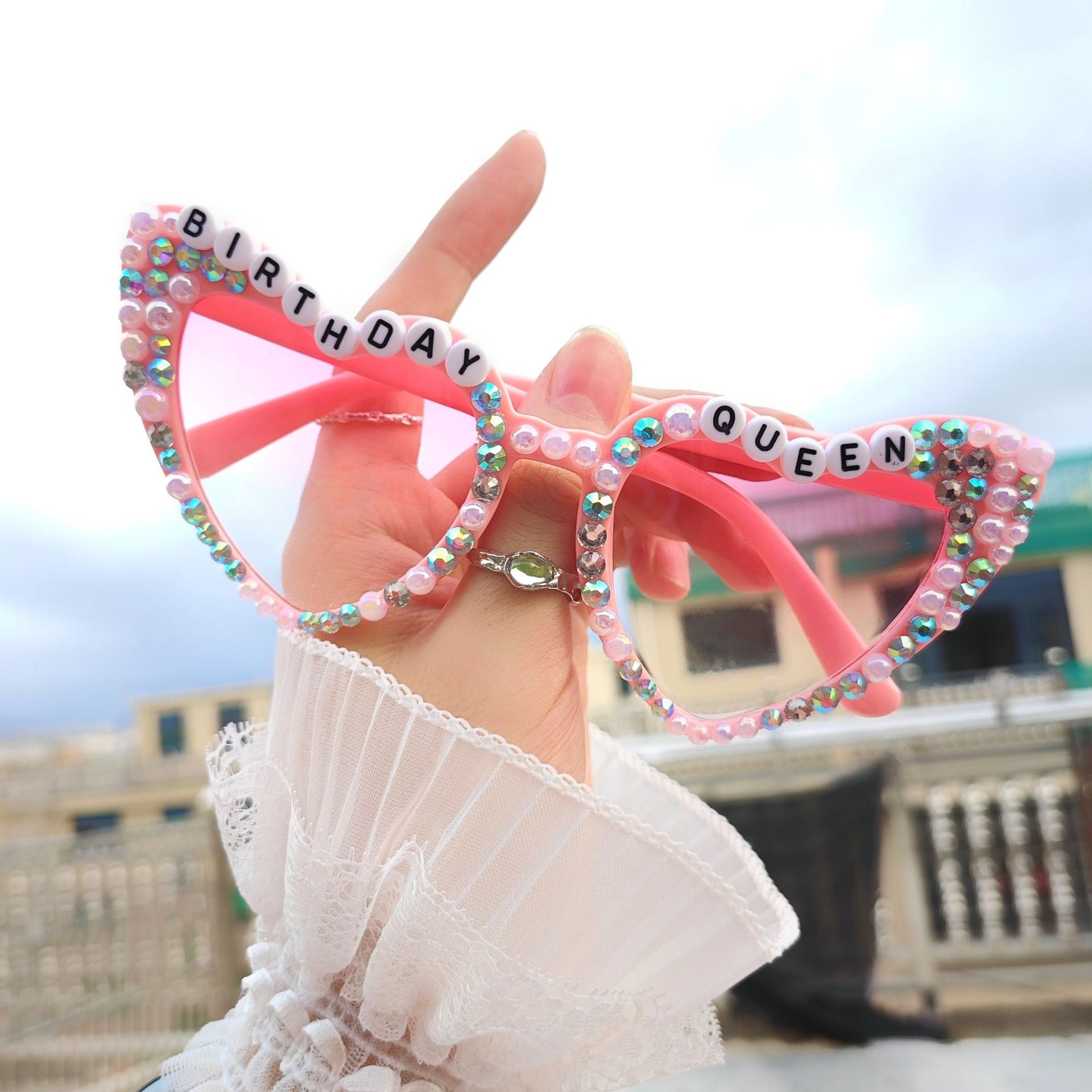 Wholesale Bride Wedding Love Luxury Summer Sunscreen Party Sunglasses