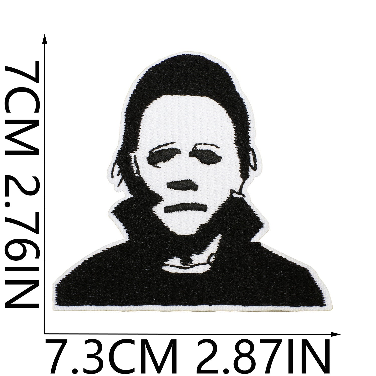 Wholesale Party  Embroidered Patches Creepy Clown Mummy Design Polyester Clothing Applique For Costume DIY OLY Exclusive