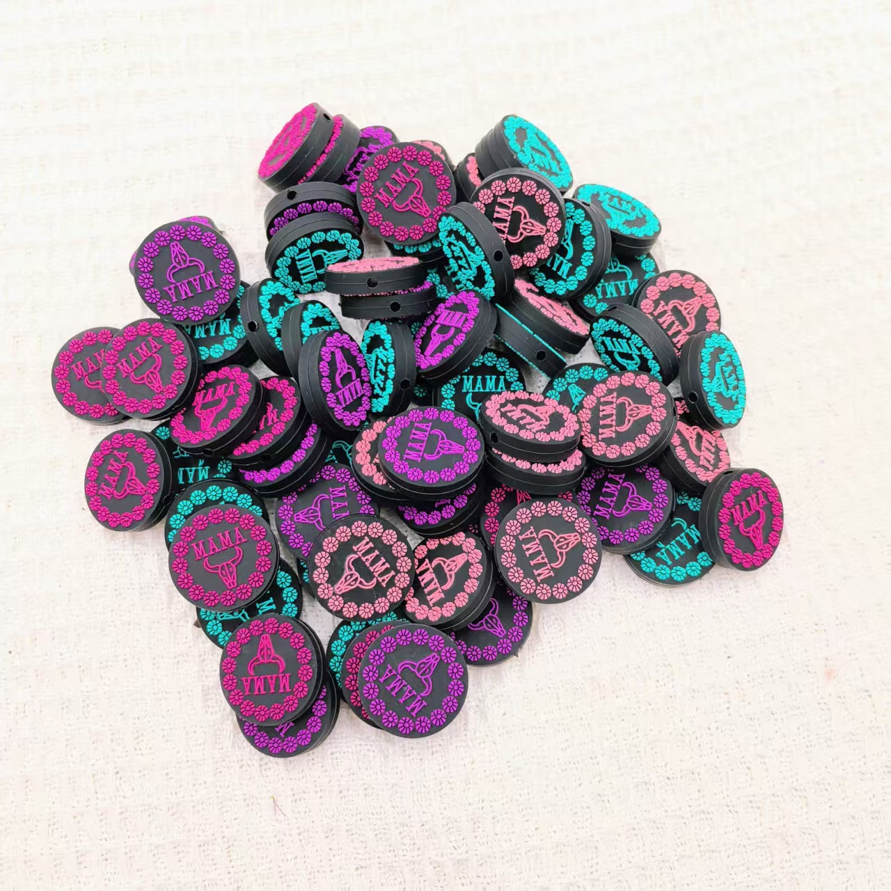 Wholesale 10pcs Silicone beads DYI beads