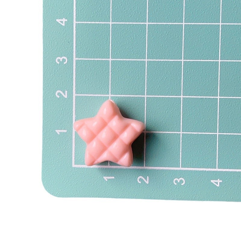 Wholesale 10pcs Five-pointed Star Color Stars Acrylic Beads