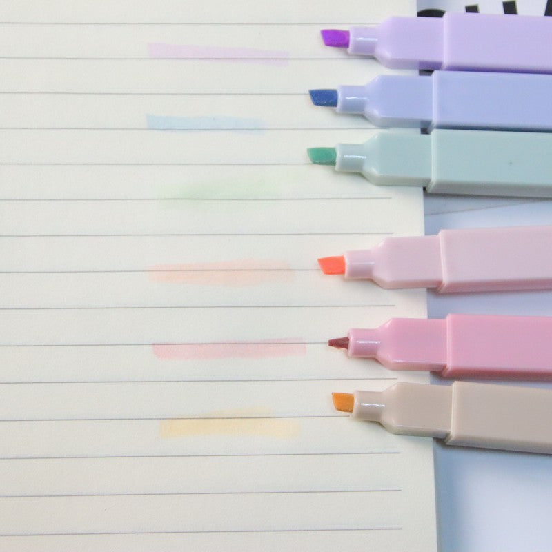Wholesale Color Pole Fluorescent Plastic Ledger Stroke Key Marker Pen