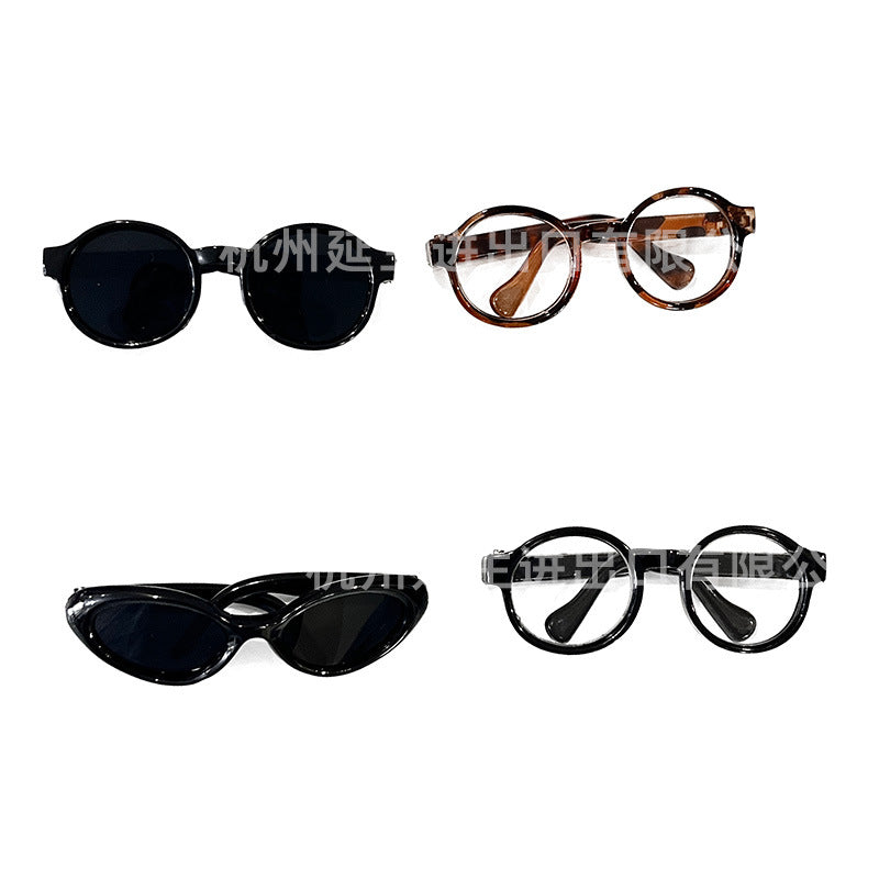 Wholesale 6. 5cm wide glasses doll sunglasses Doll Accessories