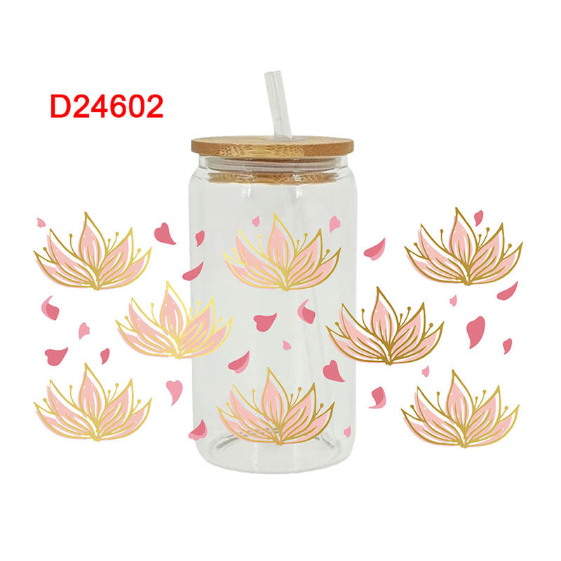 Wholesale UV Transfer Paste Glass Crystal Label Crystal Paste 16OZ UV DTF WRAPS