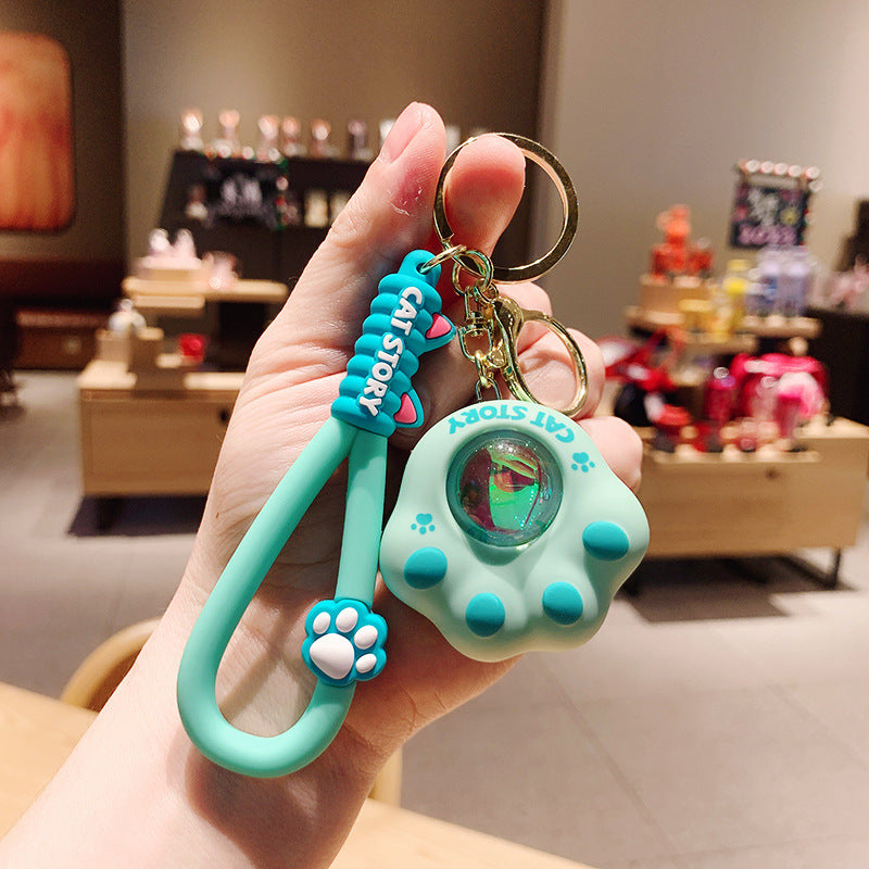 llavero de garra de gato acrílico acrílico al por mayor