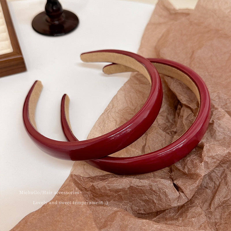 Wholesale Vintage Ankora Red Leather Headband