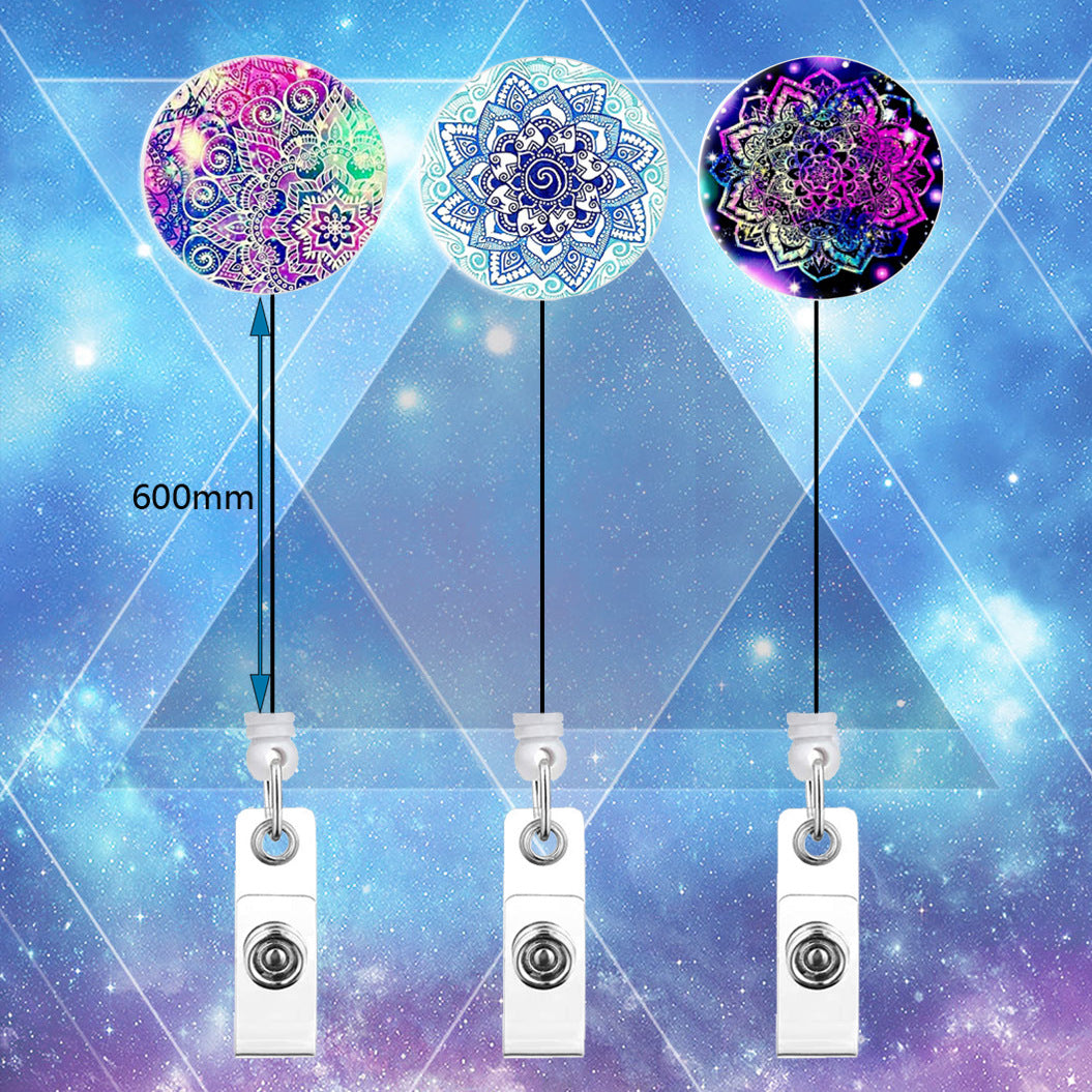 Wholesale Rotating Alligator Clip with Retractable ABS Scroll Badge Clip