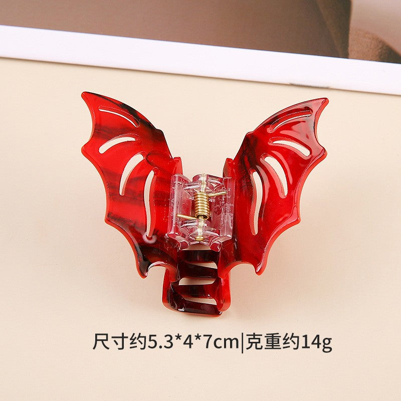 Wholesale Dark Style PVC Pumpkin Ghost Shark Claw Hair Clip  Creative Hair Accessory For Resale
