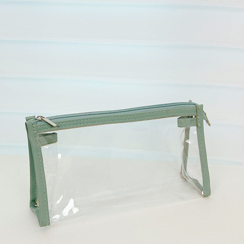 Wholesale PU Transparent Pencil Case