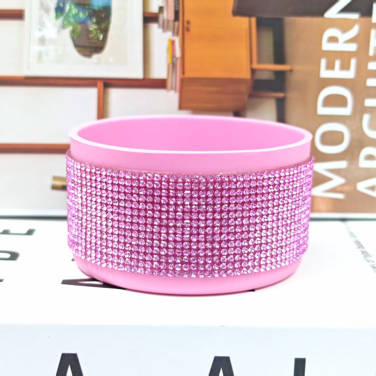 Wholesale Sparkling Diamond Silicone Cup Sleeve  Cup Accessories