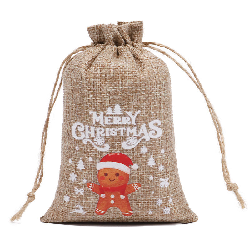 Wholesale Christmas gift bag suit drawstring  bag party