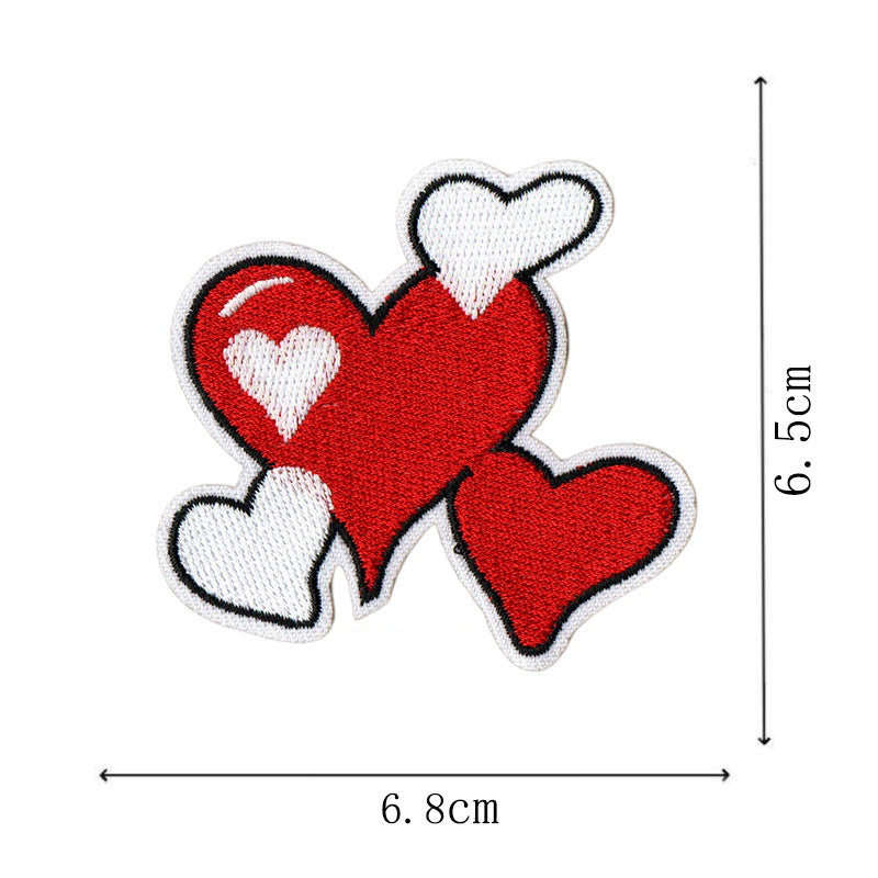 Wholesale Red Cartoon Carnival Series Embroidery DIY Patches
