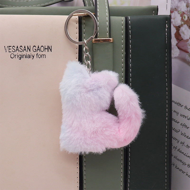 Wholesale Cute Simple Fantasy Series Love Plush Keychain
