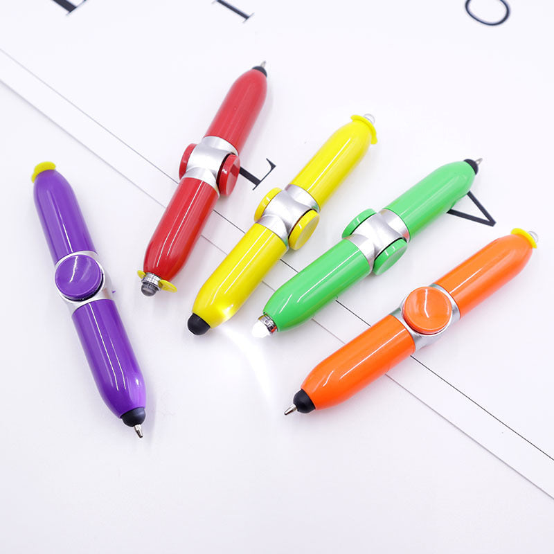 Wholesale Creative Rotating Touch LED Light Ballpoint Pen