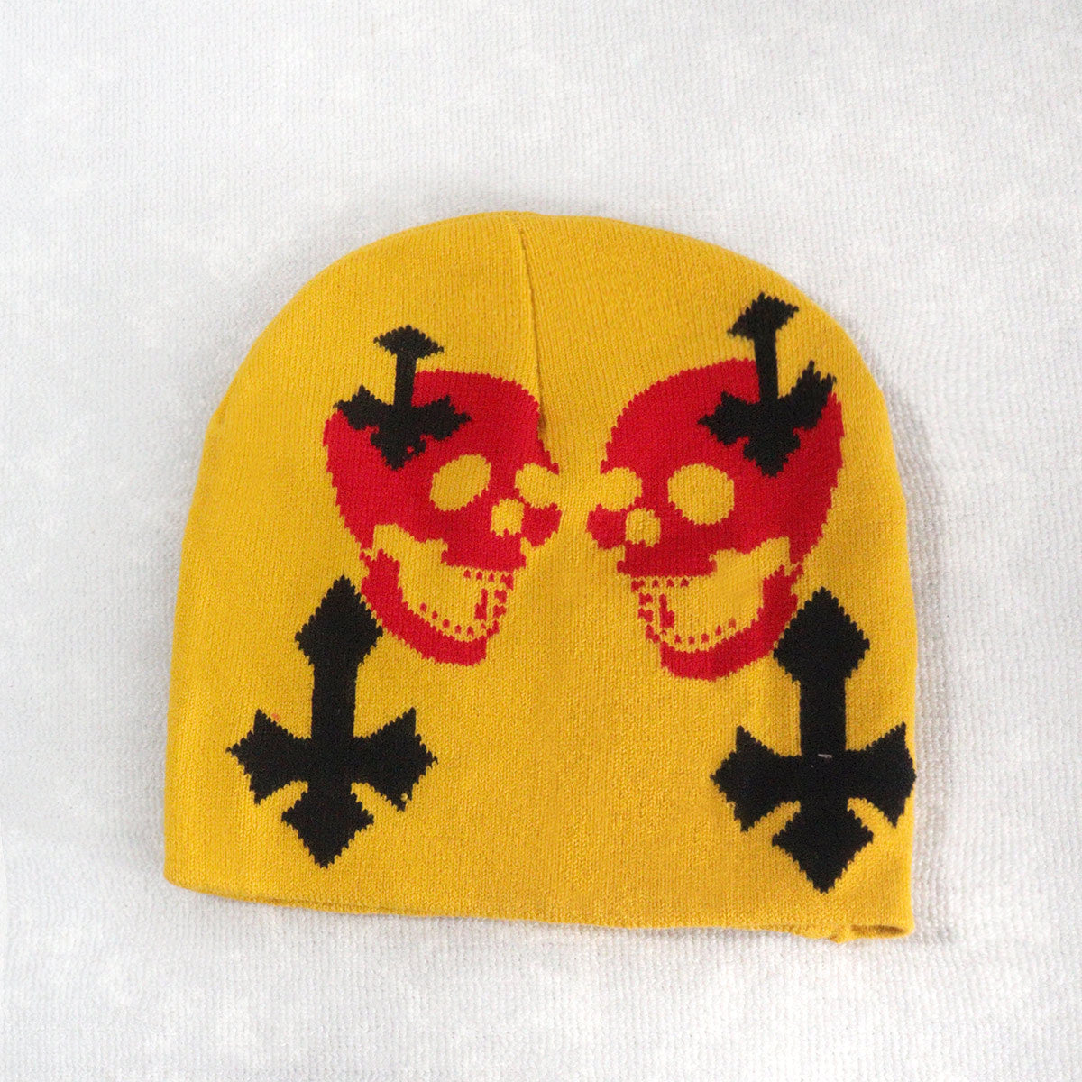 Wholesale Skull Street Style All-match Men's and Women's Autumn and Winter Jacquard Beanie