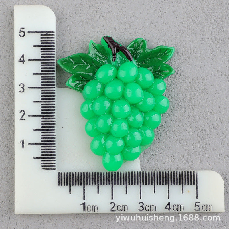 Wholesale 50pcs DIY Watermelon Strawberry Pineapple Fruit Homemade Cream Glue Resin Hole Shoe Patch FlatBack