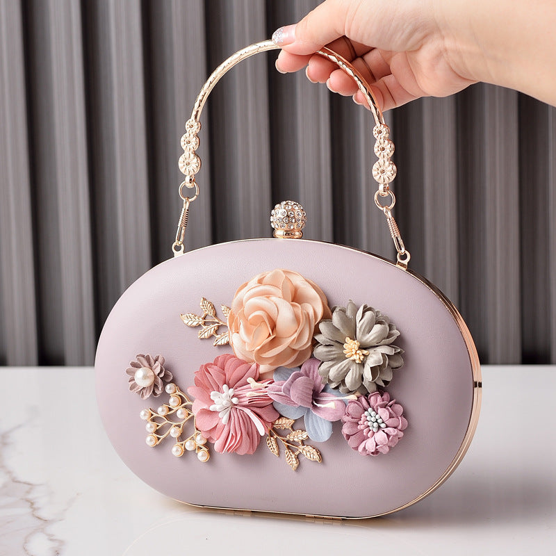 Wholesale Flower Vintage Macaron Handbag