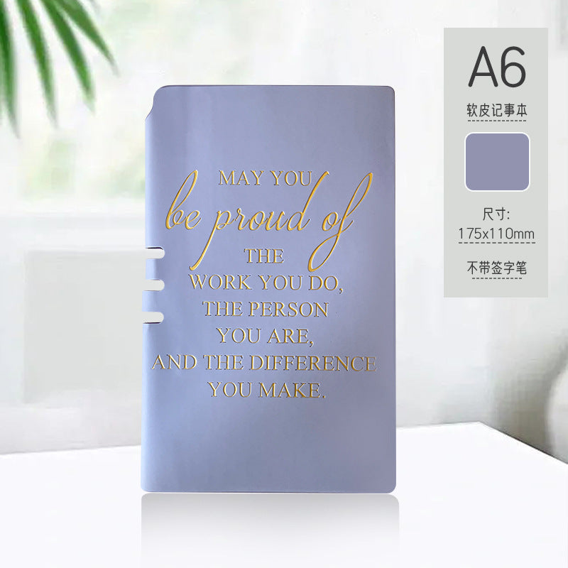 Wholesale A6 notebook with leather cover,  small notebook