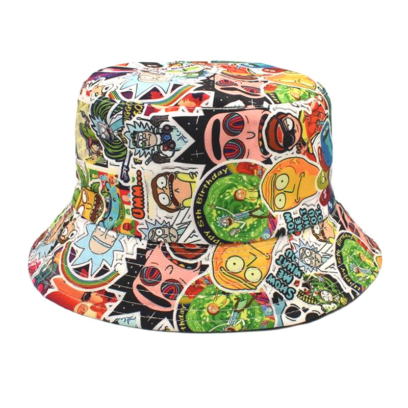 Wholesale Cartoon Football Print Outdoor Leisure Bucket Hat