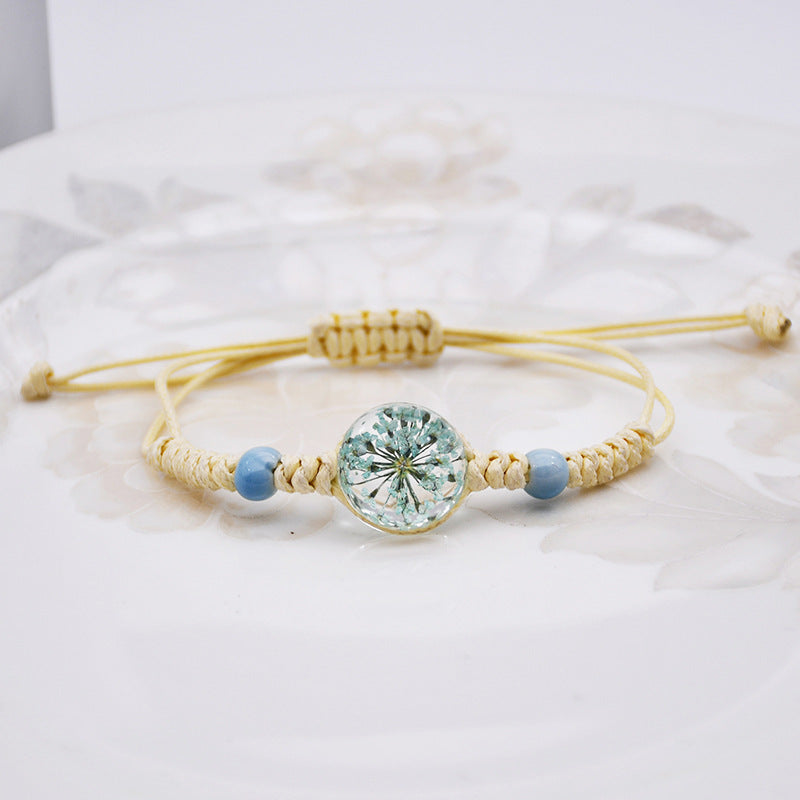 Wholesale Handmade Hemp Cotton Woven Bracelet