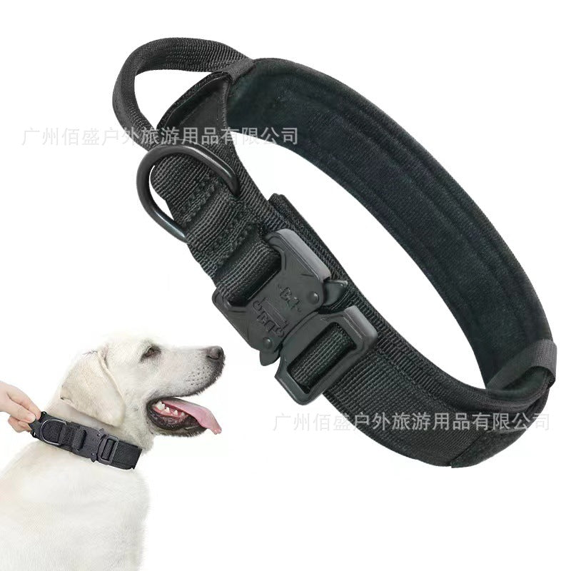 Wholesale Outdoor Nylon Water Repellent Adjustable Tactical Dog Collar