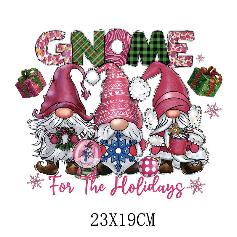 Wholesale Christmas series thermal transfer hot stamping stickers UV DTF Ready to Press Transfers Wraps