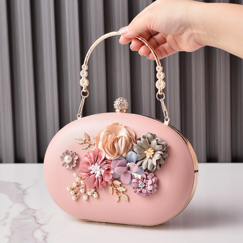 Wholesale Flower Vintage Macaron Handbag