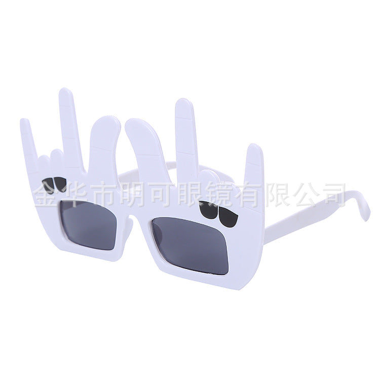 Wholesale ABS Rock Gesture Rock Funny Glasses
