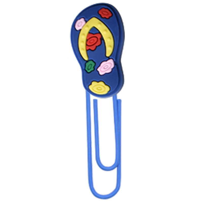 Wholesale Random 50pcs/pack Cloud Star Slippers Paper Clip Bookmark