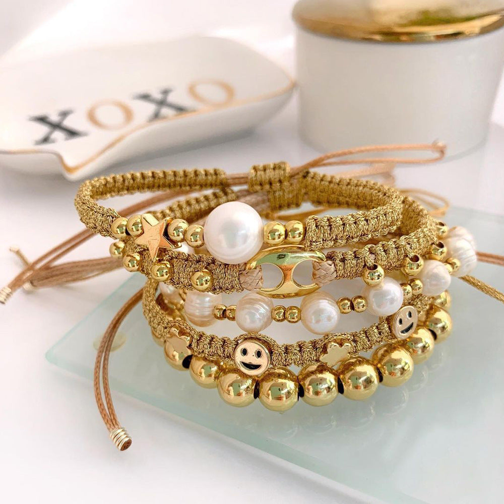 Wholesale Multi-layer Layered Pearl Bracelet