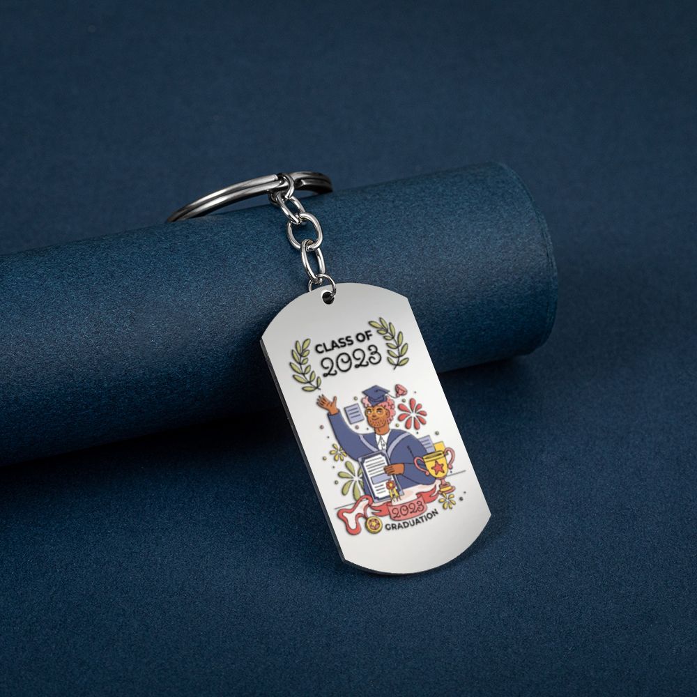 Wholesale 2023 Couple Graduation Season Stainless Steel Keychain