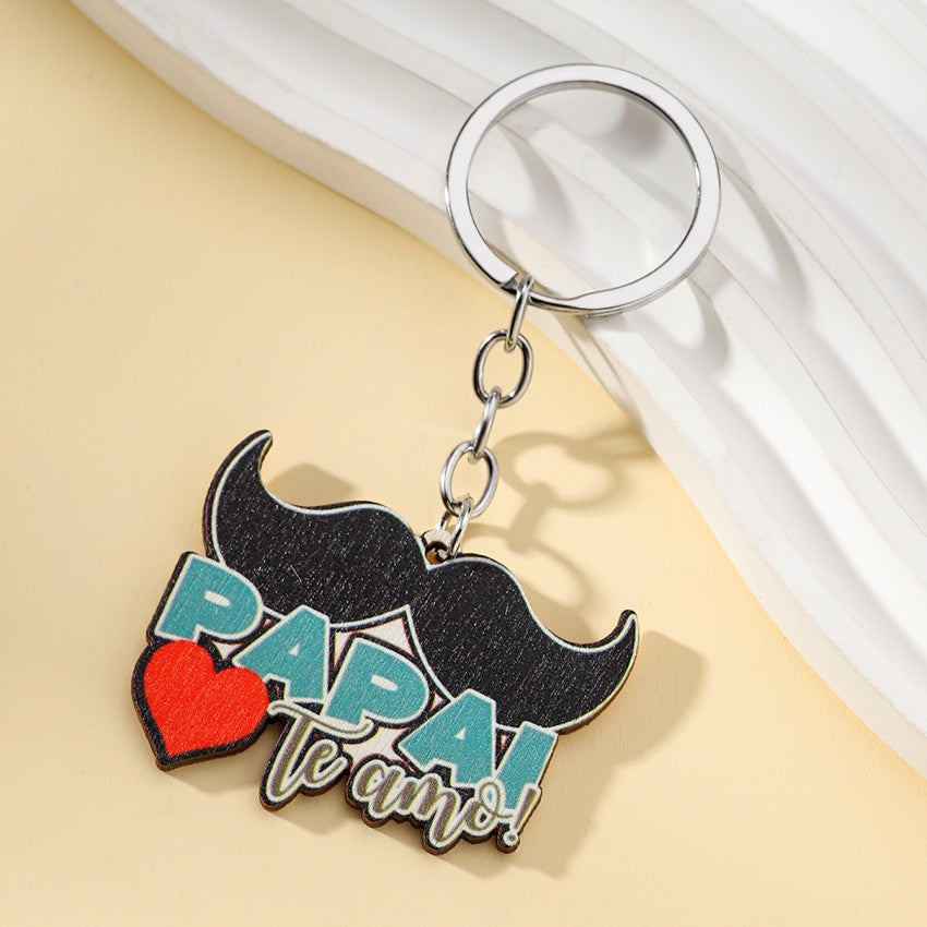 Día del padre al por mayor Bigote de bigote de madera